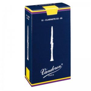 Vandoren Traditional Bb Clarinet Reeds, (Box 10) Strength 4
